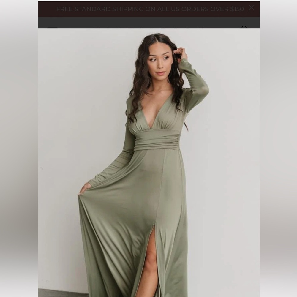 Baltic Born Sage Green Maxi Dress - Picture 2 of 6